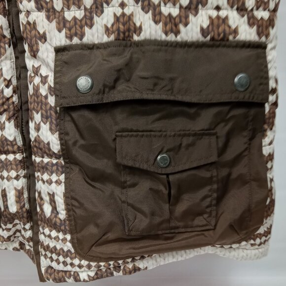 Sean John Aztec Southwest Print Puffer Vest Size 3XL - Picture 3 of 9